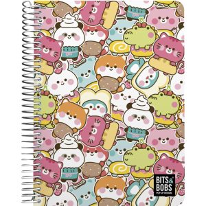 CUADERNO PP A5 80H 90G CUADRO 4MM B&B KAWAII 26