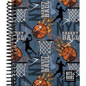 CUADERNO FOR A6 CUADRO 5MM B&B BASKETBALL 26