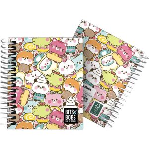 CUADERNO FOR A7 CUADRO 5MM B&B KAWAII 26