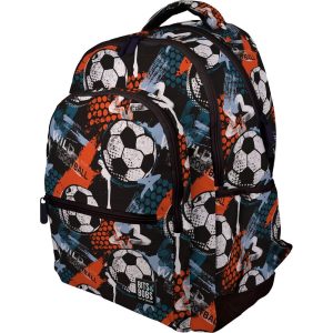 MOCHILA JUVENIL RUBBER B&B WILD FOOTBALL 33X46X22,5CM 26