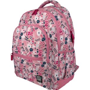 MOCHILA JUVENIL RUBBER B&B TRUE LOVE 33X46X22,5CM 26