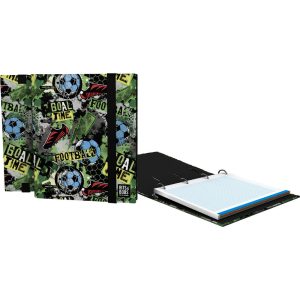 CARPEBOOK A5 4 ANILLAS 25MM B&B GOAL TIME 26