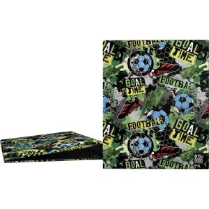 CARPETA A4 4 ANILLAS 25MM FORRADO B&B GOAL TIME 26