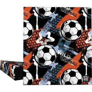CARPETA A4 4 ANILLAS 40MM FORRADO B&B WILD FOOTBALL 26