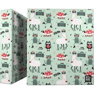 CARPETA A4 4 ANILLAS 40MM FORRADO B&B PARTY 26