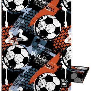 CARPETA A5 4 ANILLAS 20 MM FORRADO B&B WILD FOOTBALL 26