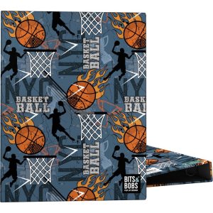 CARPETA A5 4 ANILLAS 20 MM FORRADO B&B BASKETBALL 26
