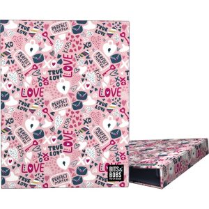 CARPETA A5 4 ANILLAS 20 MM FORRADO B&B TRUE LOVE 26