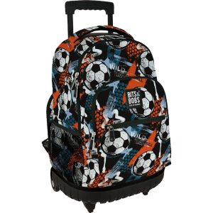 MOCHILA JUVENIL ROLLER B&B WILD FOOTBALL 52X37X25 CM 26
