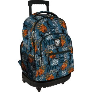 MOCHILA JUVENIL ROLLER B&B BASKETBALL 52X37X25 CM 26