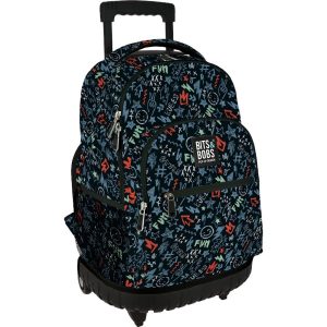 MOCHILA JUVENIL ROLLER B&B PEACE 33X46X22,5CM 26