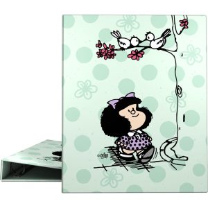 CARPETA A4 4 ANILLAS 25MM FORRADO MAFALDA KISS 26