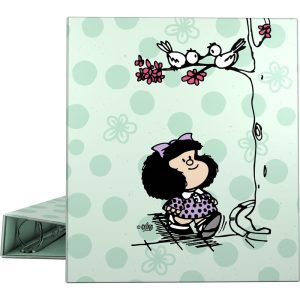 CARPETA A4 4 ANILLAS 40MM FORRADO MAFALDA KISS 26