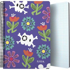 CUADERNO PP FOLIO 80H 90G CUADRO 4MM EC PIRATE 26