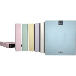 CARPETA A4 4 ANILLAS 40MM FORRADO KURU4 ROSA SOFT