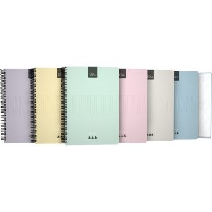 CUADERNO PP A4+ 120H 90G CUADRO 5MM KURU4 AZUL SOFT