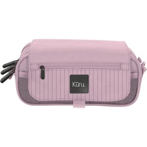 PORTATODO TRIPLE CON SOLAPA KURU4 ROSA SOFT