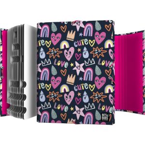 CARPETA CLASIFICADORA FORRADA SOLAPAS B&B CUTE 26