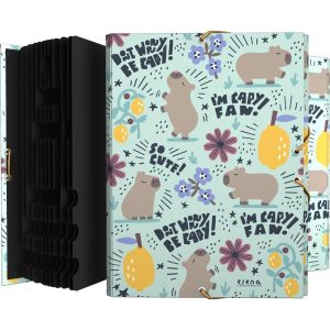 CARPETA CLASIFICADORA FORRADA SOLAPAS EC CHEERFUL 26