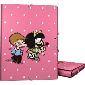 CARPETA 3 SOLAPAS FORRADA MAFALDA FRIENDS 26