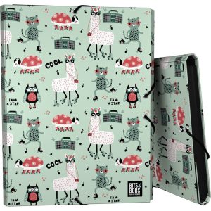 CARPETA 3 SOLAPAS FORRADA B&B PARTY 26