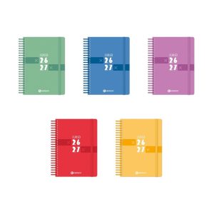 PACK 5 AGENDAS ESCOLARES 26/27 A5 2 D/P FORRADO CENTAURO SUR